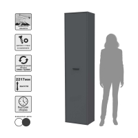 Шкаф Skill-23-1 (Антрацит) Ш509 В2217 Г355, снят с производства, распродаются остатки
