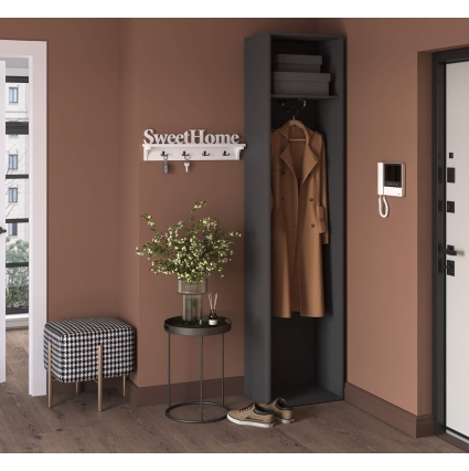 Шкаф Skill-23 (Антрацит) Ш509 В2217 Г355, снят с производства, распродаются остатки