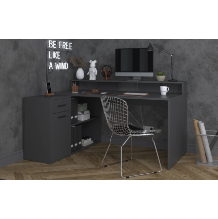 Стол компьютерный Skill-3 (Антрацит) Ш1600 В919 Г1150