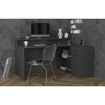 Стол компьютерный Skill-3 (Антрацит) Ш1600 В919 Г1150