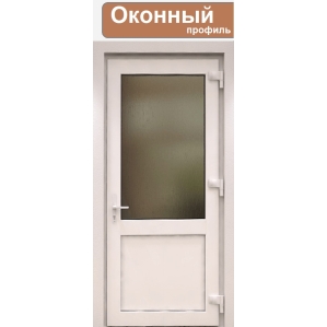 Дверь ПВХ внутренняя "М2" (Белая/ Белая)