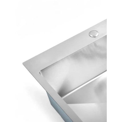 Мойка кухонная DIADONNA S7050-1 Декор Соты (сатин SATIN DECOR)