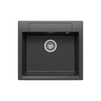 Мойка кухонная POLYGRAN ARGO 560 (черный №16)