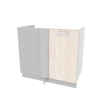Шкаф нижний угловой Компо НШ98-М.П (Вудлайн кремовый)