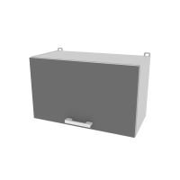 Шкаф верхний под вытяжку Компо ВШГ60-360 (Серебро)