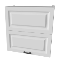 Шкаф верхний Деко Soft-touch ВШ70-720-2дг Hermes (Белый)