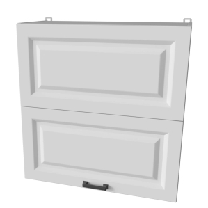 Шкаф верхний Деко Soft-touch ВШ70-720-2дг Hermes (Белый)