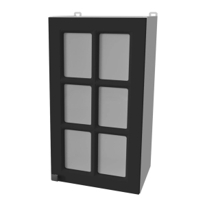 Шкаф верхний Деко Soft-touch ВШ40ст-720-1дв (Пепел)