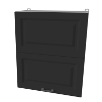 Шкаф верхний Деко Soft-touch ВШ60-720-2дг Hermes (Пепел)