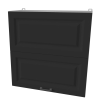 Шкаф верхний Деко Soft-touch ВШ70-720-2дг Hermes (Пепел)