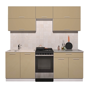 Готовая кухня ГЛОСС 50-21 (Капучино/ Капучино) Готовая кухня ГЛОСС 50-21 (Капучино/ Капучино)