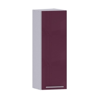 Шкаф верхний Пластик ВШ30-915-1дв (Слива)/выставочный образец с витрины