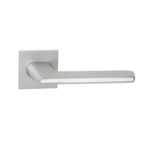 Ручка дверная VETTORE R21.190 E20 (МSC/Белая вставка)