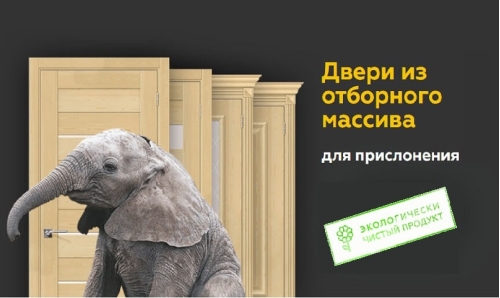 Двери из массива без отделки